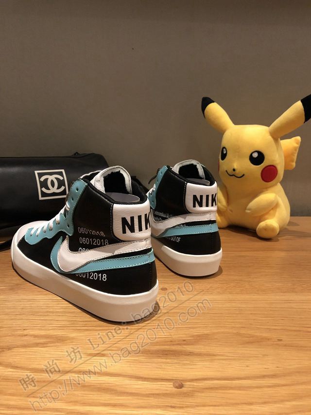 Nike男鞋 2019秋冬 耐克聯名Air Jordan 1最新系列 耐克牛皮休閒高幫男鞋  hdx13075